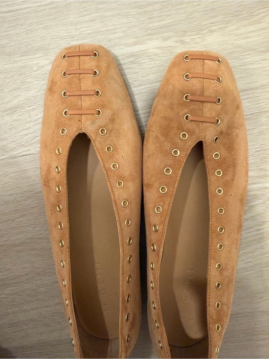 M.Gemi Shoes - M.Gemi Suede Mina Flat - 6.5